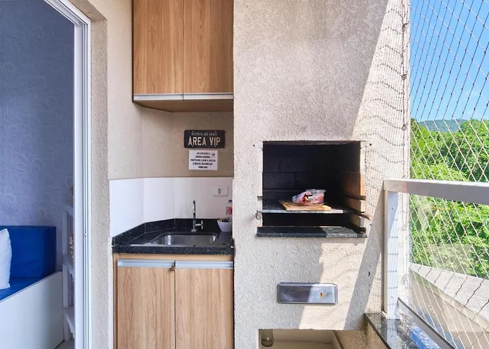 2 Quartos Com Ar, Piscina, Sacada Gourmet A 1 Km Da Praia Grande Ubatuba, Brasil