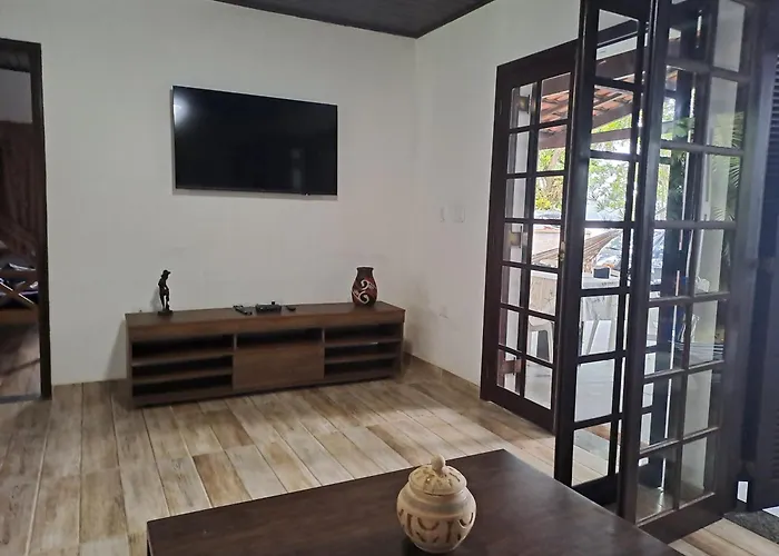 Casa Praia Fortaleza Pe Na Areia Ubatuba, Brasil