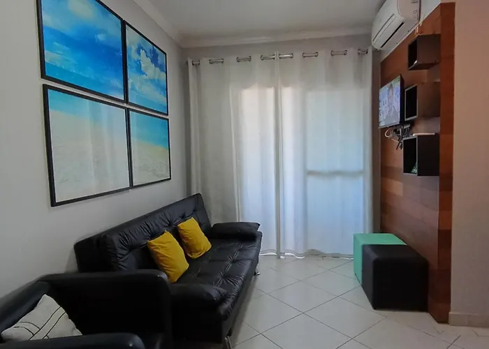 Apto Itaguá com piscina, churrasqueira e Wi-Fi Ubatuba, Brasil